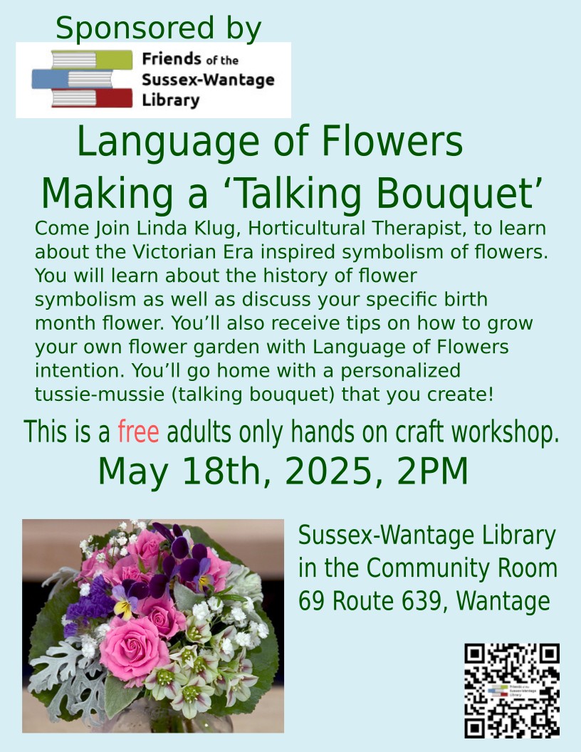 language of flowers large poster